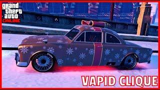 БЕСПЛАТНЫЙ️ АВТОМОБИЛЬ  RAPID CLIQUE  НОВОГОДНИЙ  ТЮНИНГ ОБЗОР GTA ONLINE #355