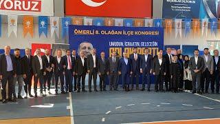 AK Parti Ömerli 8. Olağan İlçe Kongresi Gerçekleşti