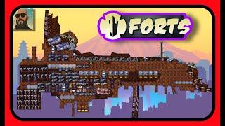 Forts - БИТВА НА ОГРОМНЫХ КРЕЙСЕРАХ!!! #forts #фортс #ЛысыйДядь