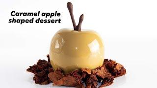 How To Make Realistic Apple Shape Dessert [ Dessert Illusion ]