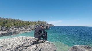 Braving The Cold at Bruce Peninsula National Park