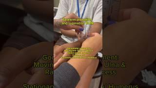 Forearm pronation AND supination ROM demo #datacollection