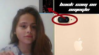 How To Use Back Camera On omegle In Android Device