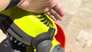 RYOBI ONE+ 18V Cordless 7 1 2 in  Bucket Top Misting Fan Kit Review