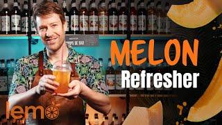 LEMO MELON Refresher - made with LEMO Single Serve syrup #cocktail #lemonade