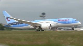 Thomson Dreamliner Boeing 787 landing at Hannover (HAJ/EDDV)