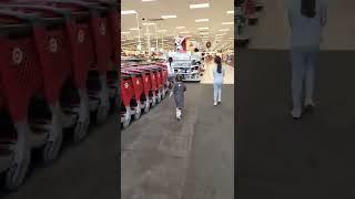 CUTE R YEAR OLD GIRL SHOPS AT TARGET STORE #shorts #toddler #target
