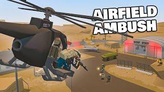 AIRFIELD AMBUSH! (Unturned Arid Part 4)