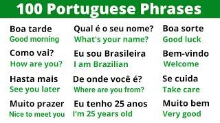 100 Basic and Essential Phrases in Portuguese for Beginners