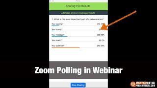 Zoom Polling in Webinar