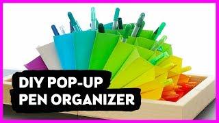 I Tried BuzzFeed Nifty's DIY Pop-Up Pen Organizer | Sea Lemon