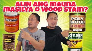 Ano ang Dapat Mauna: Masilya o Wood Stain/Varnishing/Staining/Best Varnish