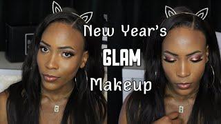 New Year’s Glam Gold Makeup | Jade Shonette