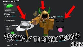 BEST WAY TO START TRADING! || ROBLOX GUIDE