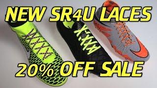 22 New SR4U Laces (Wide, Junior, Chevron) - 20% Off Sale