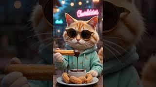 Delicious Meal for cute cat! #cats #kittens #pets #shorts #catvideos #catlovers #funny