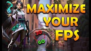 HOW TO MAXIMIZE YOUR FPS IN VALORANT  (FPS BOOST 2020)