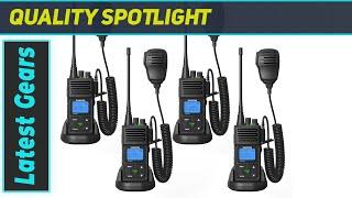 reviewSAMCOM Two Way Radio with Shoulder Speaker Mic - The Best Long Range Walkie Talkie for