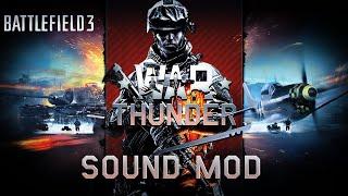 War Thunder звуковой мод экипажа Battlefield 3/4