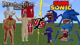 Shin Sonic VS Attack on Titan [Shingeki no Kyojin]  [Sonic Tapes Chaos]