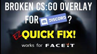 Discord Game Overlay not Working? Fix it for CSGO and FACEIT, ESEA and Mythic [2023]