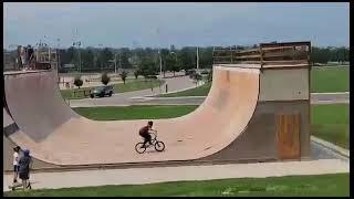 im the youngest bmxer to go down the 20' ramp in colorado springs!