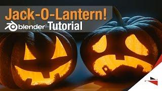 How to make a Jack-o-lantern!! - Blender Tutorial