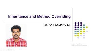 Inheritance and Method Overriding