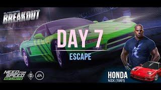 NFS:NoLimits | Blackridge Breakout (1991 Honda NSX) - Day 7 (Escape)