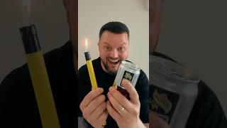 LIGHTER VS SODA CAN?! OPENING A DRINK WITH FIRE! 