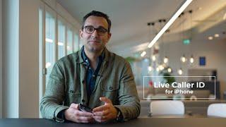 iPhone feature announcement with Truecaller CEO Alan Mamedi