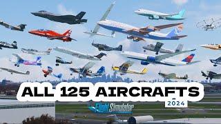 All Microsoft Fligh Simulator 2024 Aircrafts and price (standard + deluxe + aviator edition)