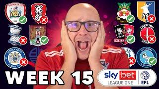 2024/25 League 1 - Matchday #15 Predictions