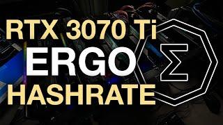 RTX 3070 Ti Most Efficient Ergo Overclocks & Hashrates