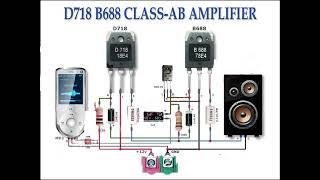 AB AMPLIFIER 12v circuit diagram