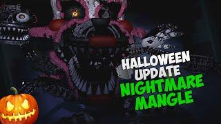 СКРИМЕР КОШМАРНОЙ МАНГЛ! - Nightmare Mangle Jumpscare - FNAF 4 (Halloween Edition)