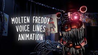 Molten Freddy Voice Lines animated