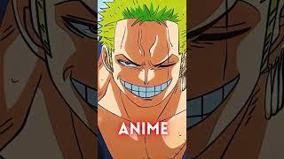 zoro anime vs manga vs fanart - let me know if credits are wrong #onepiece #edit #zoro #fyp #manga