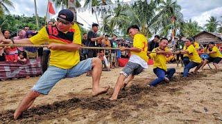 Seru!!! Lomba Tarik Tambang 17 Agustusan di Pantai Gosong