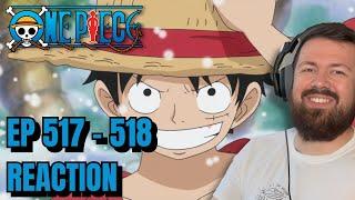 One Piece Episodes 517-518 Reaction!! | Return to Sabaoby Arc!