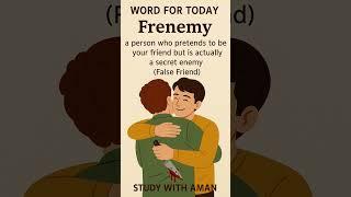 Do you know the meaning of Frenemy?#reels#aman#viralreels#viralshort#viralvideos#viralshorts#english