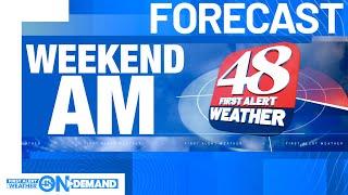 48 First Alert Forecast: Mainly sunny, breezy for Sunday