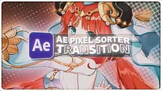 pixel sorting transition | ae pixel sorter | after effects tutorial