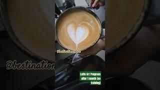 #Latte #Art #Breville #BaristaExpress Apparently 50°C is the best for normal milk steaming for me!