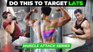 GROW LATS Faster in 2025 |TOP 3 EXERCISES | Muscle Attack Series|