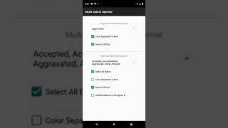 Multiple Item Select from Spinner - Android Library - Pratik Butani #MultiSelectSpinner #AndroidDev