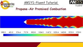 ANSYS-Fluent Tutorial || Propane-Air Premixed Combustion