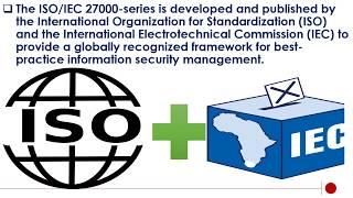 CISSP -7 : Security control frameworks - ISO/IEC 27000 Series