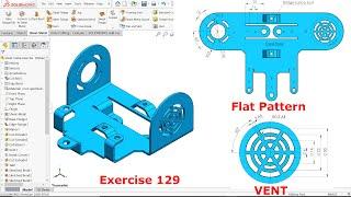 SolidWorks Sheet metal Exercise 129-Sketched Bend and Jog