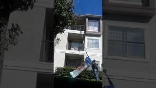 Moving a Heavy Sofa to third floor thru the balcony | Rescue Movers in Lewisville